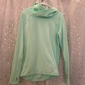 Lululemon mint green cowl neck pullover
